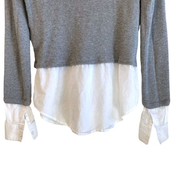 Theory 100% Cotton Layered Thermal Top - Picture 6 of 8